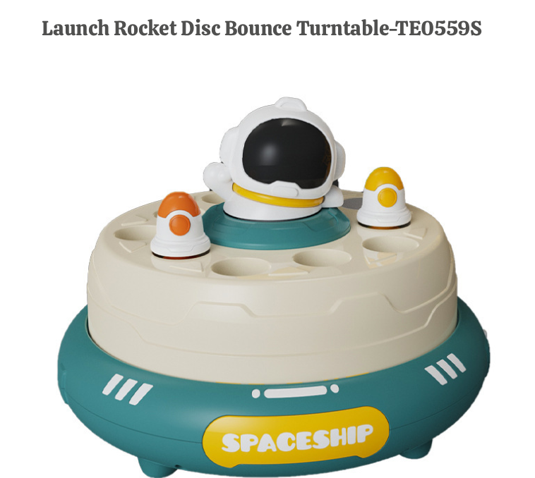 Launch Rocket Disc Bounce Turntable