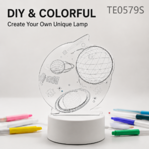 DIY Color Your Own Night Light – Satellite Design