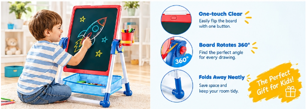 21" Double-Sided LCD Art Easel - Image 3