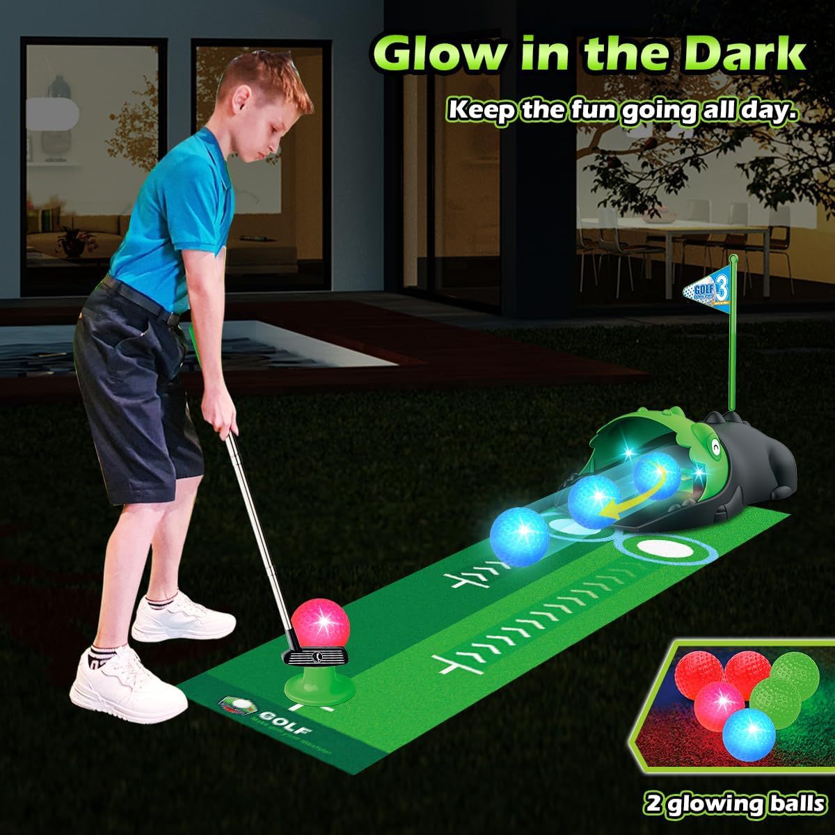 Dinosaur Kids Golf Club Set - Image 4
