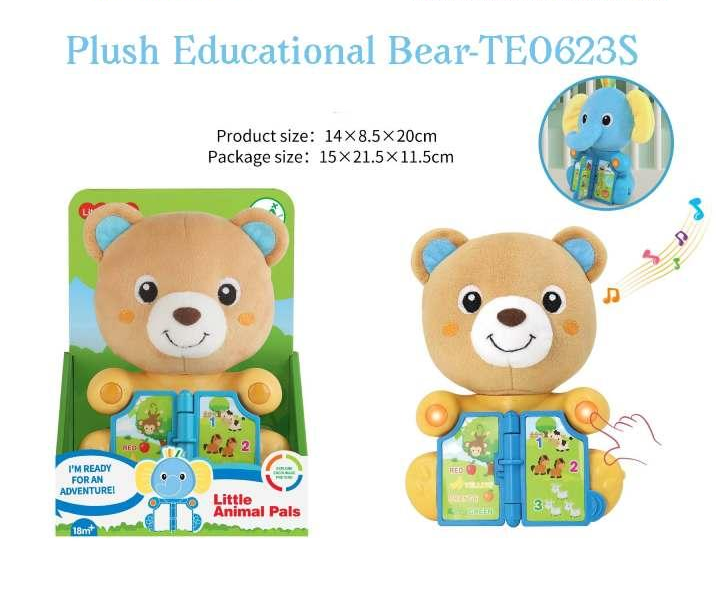 Plush Educational Bear