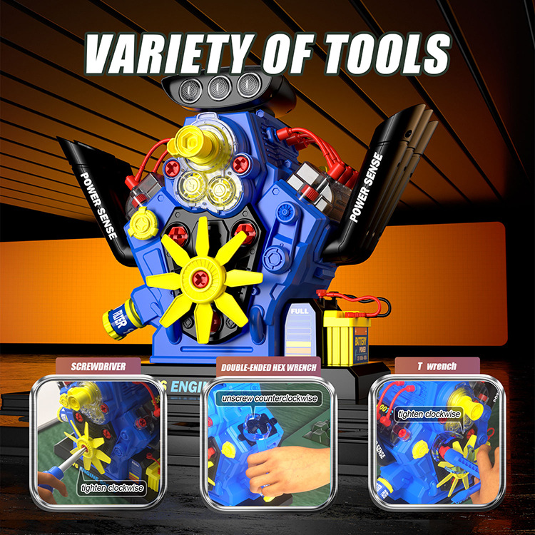 STEM Engine Mechanic Engineering Construction Set - Image 2