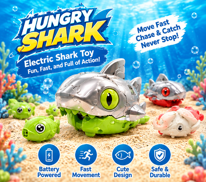 Hungry Remote-Controlled Shark Toy