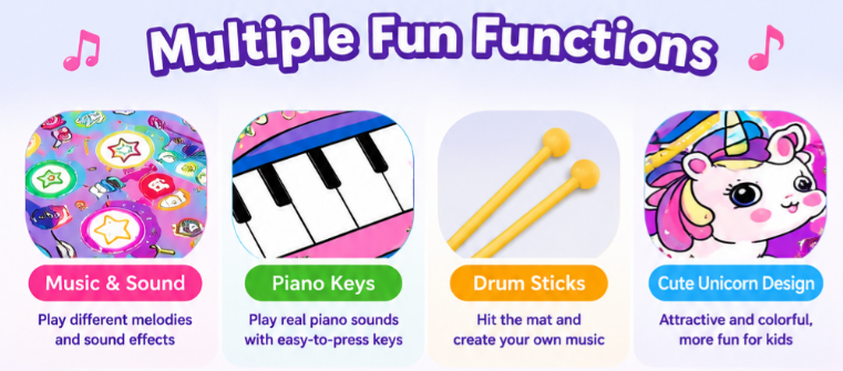 Unicorn Music Playmat - Image 3